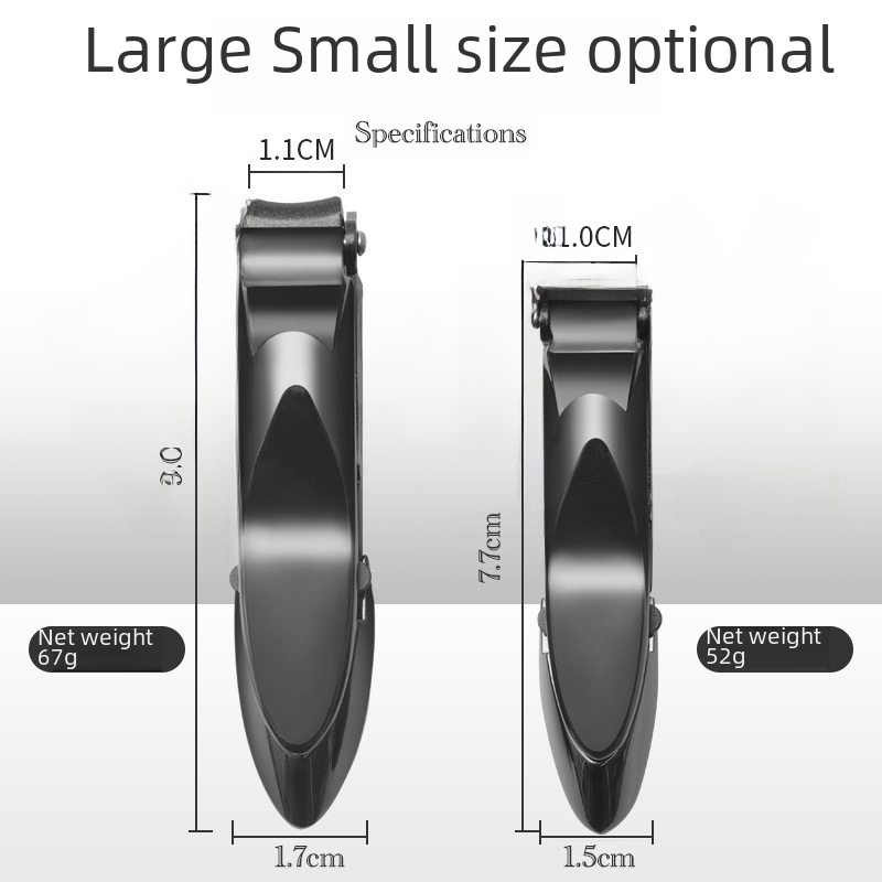 Large Splash-Proof Nail Clippers for Cross-Border E-Commerce