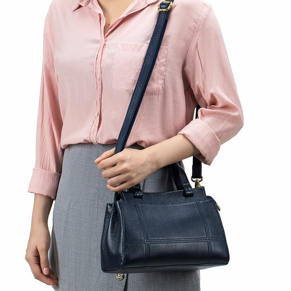 New Genuine Leather Women's Handbag - Boston Style
