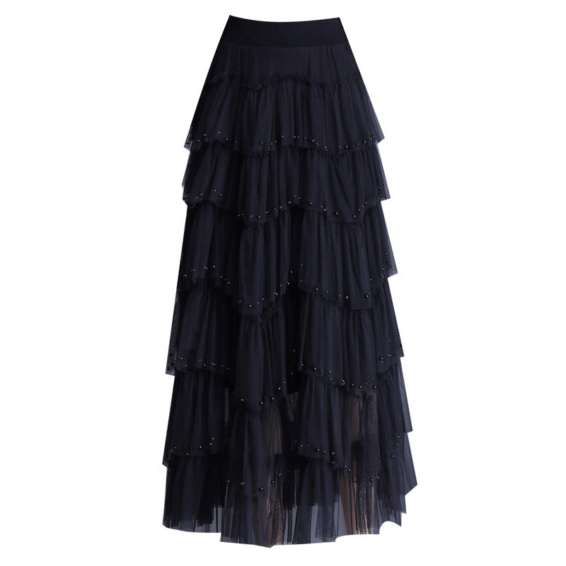 Irregular Pink Tulle Skirt for Women - Fashion 2022