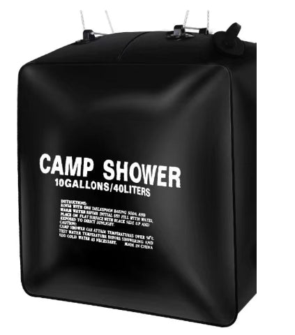 Portable Solar Shower Bag for Outdoor Use
