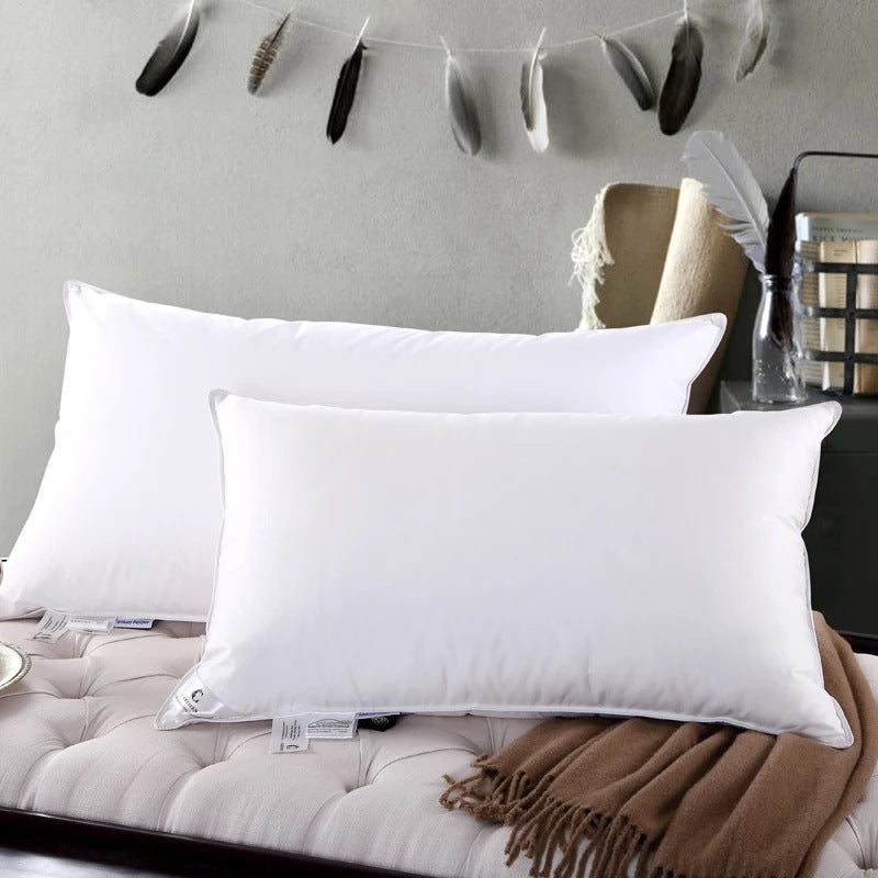 White Goose Down Pillow with 90% Fill