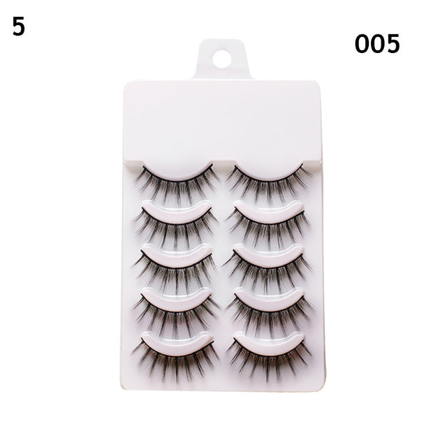 New Manga Soft Natural False Eyelashes for Cosplay
