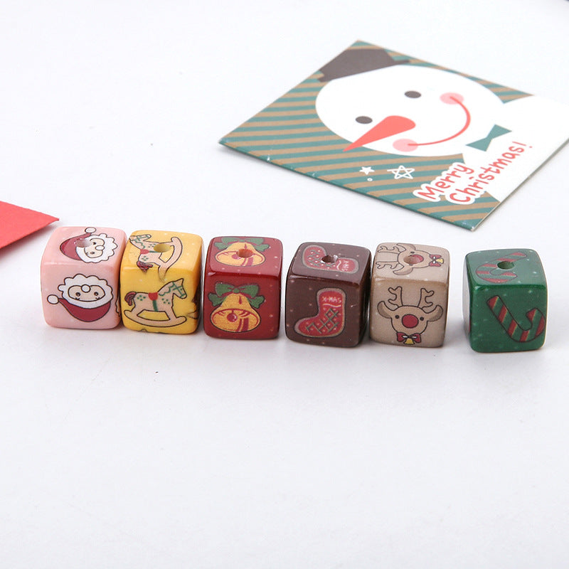 Square Beads and Earring Decoration Accessories