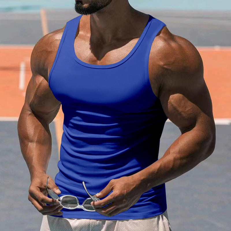 2023 Men's Summer Fitness Sleeveless Training Vest