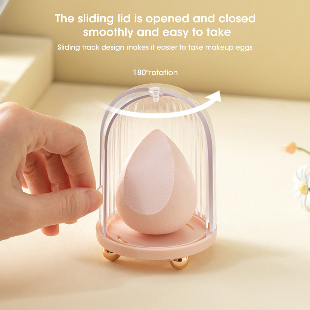 Creative Beauty Egg Storage Box with Ventilation
