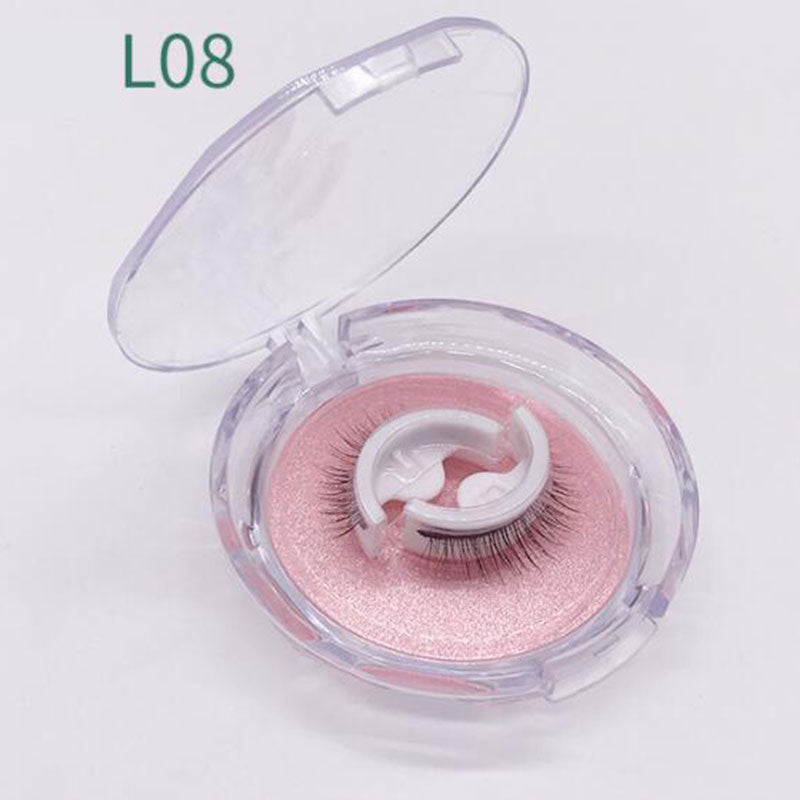 Self-Adhesive Natural False Eyelashes for Girls (1 Pair)