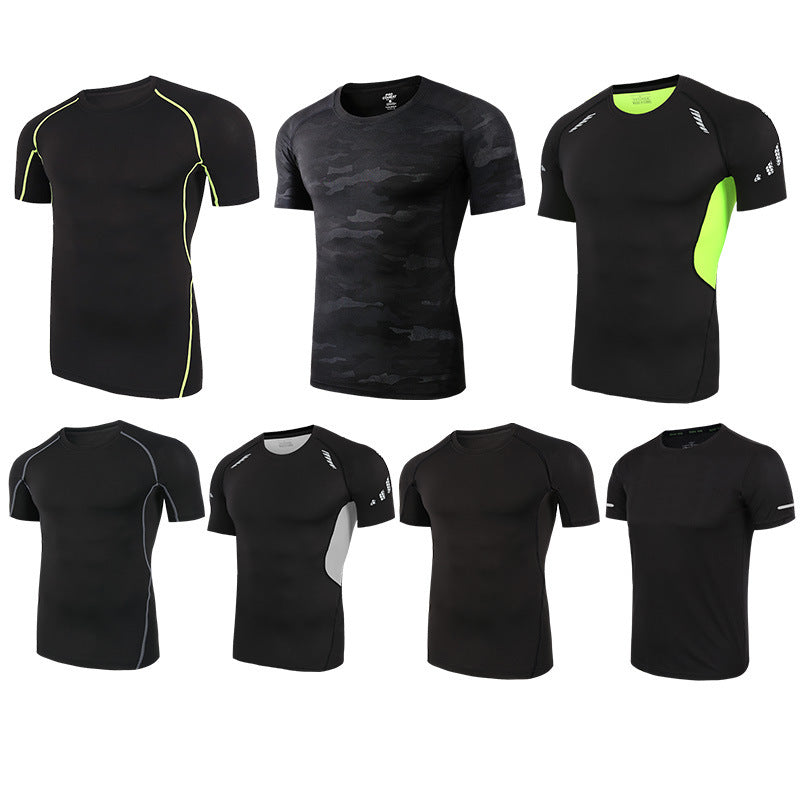 Men's Tight-Fitting Long Sleeve Sports Training Shirt