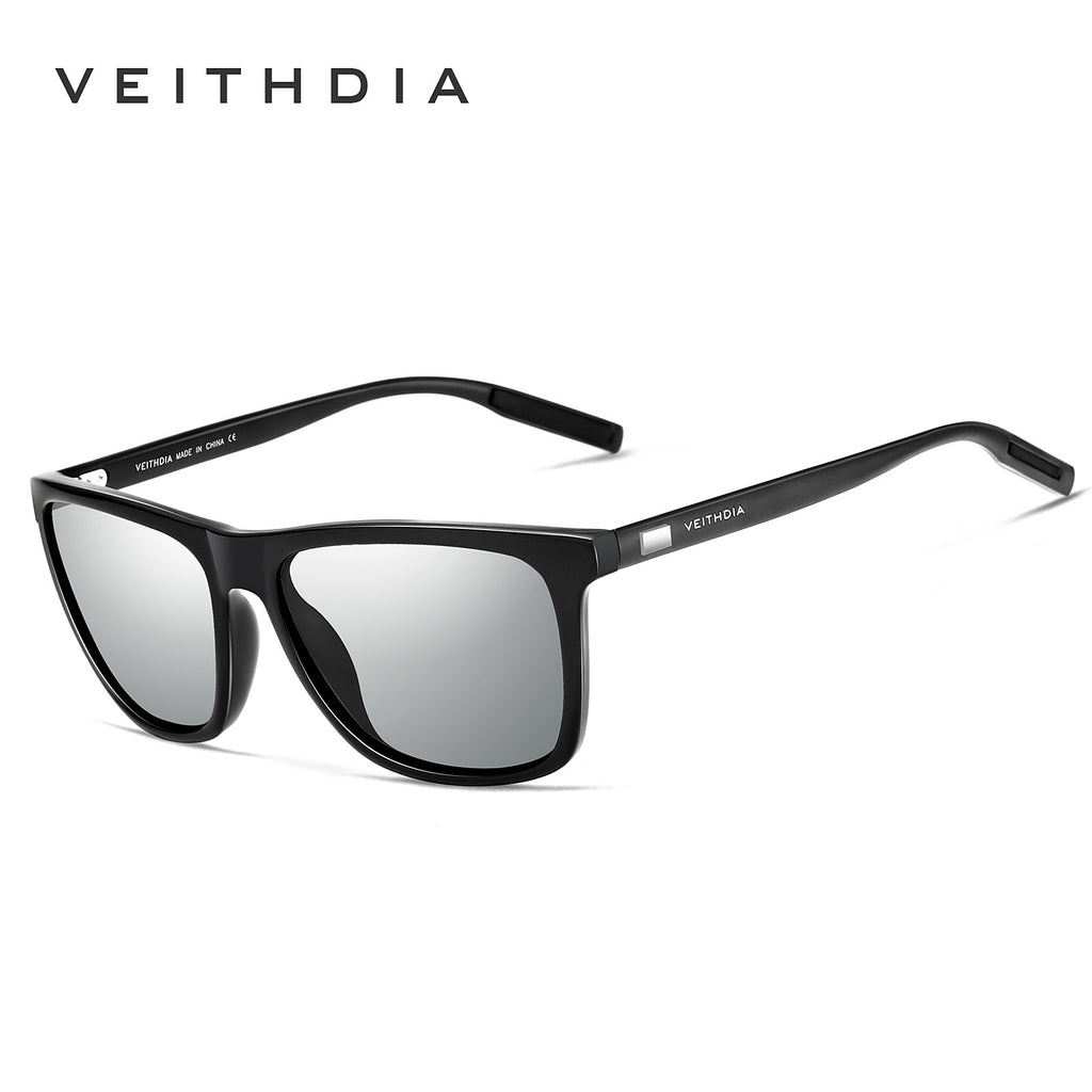Unisex Aluminum Magnesium Square Polarized Sunglasses