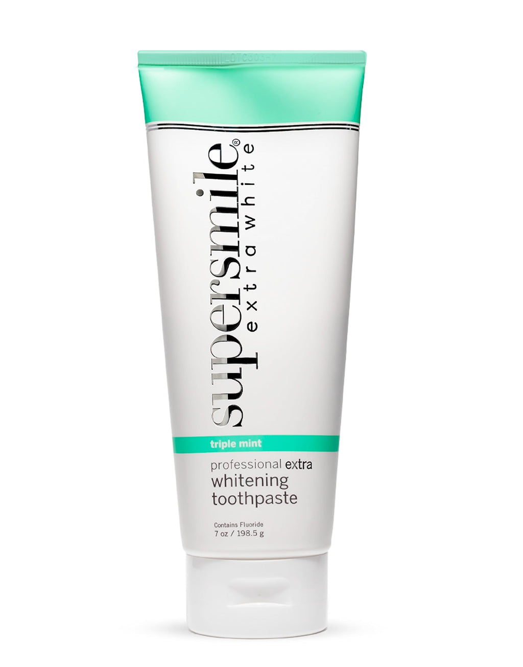 Supersmile Extra White Professional Teeth Whitening Toothpaste - Clinically Proven to Remove Stains & Whiten Teeth Up to 9 Shades - No Sensitivity (Triple Mint 7 Oz) 7 oz.