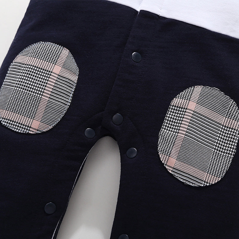 Gentleman Outfit for Baby Boys - Cotton Onesie Suit