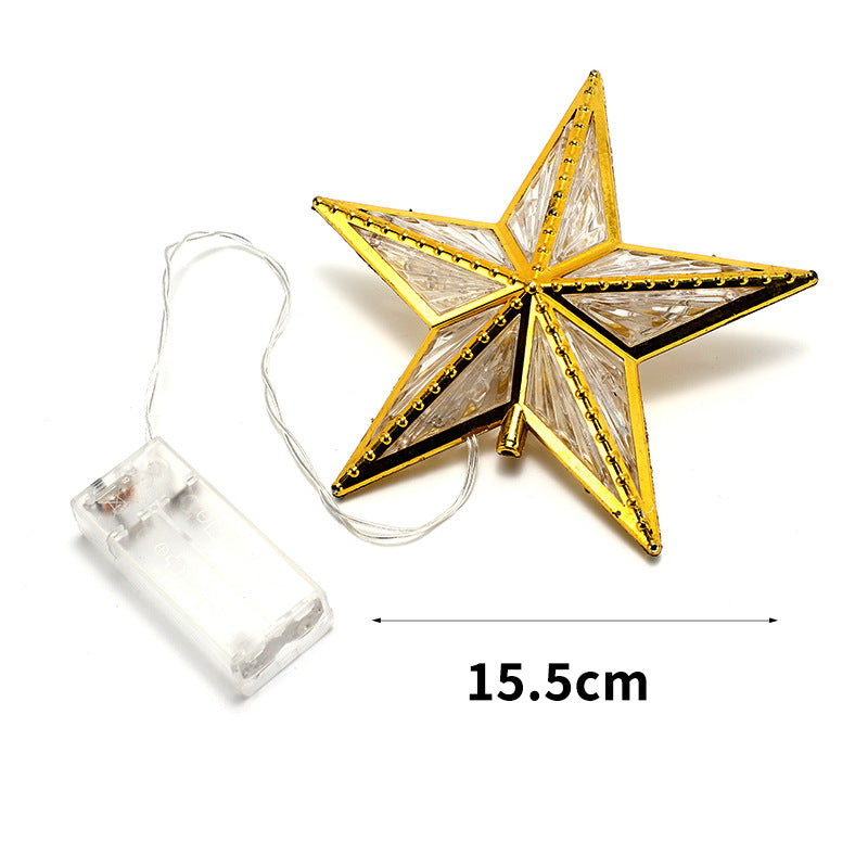 LED Star Tree Topper Decoration for Christmas Tree