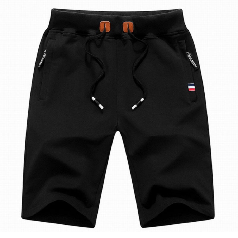 Men's Classic Black Beach Shorts for Him