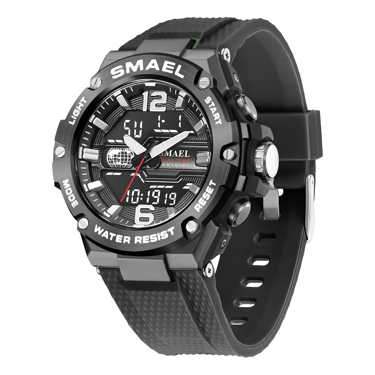 SMAEL Multifunctional Waterproof Men's Watch (Alloy)