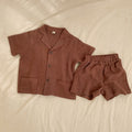 Summer Baby Clothes Set - Shirt & Shorts for Infants