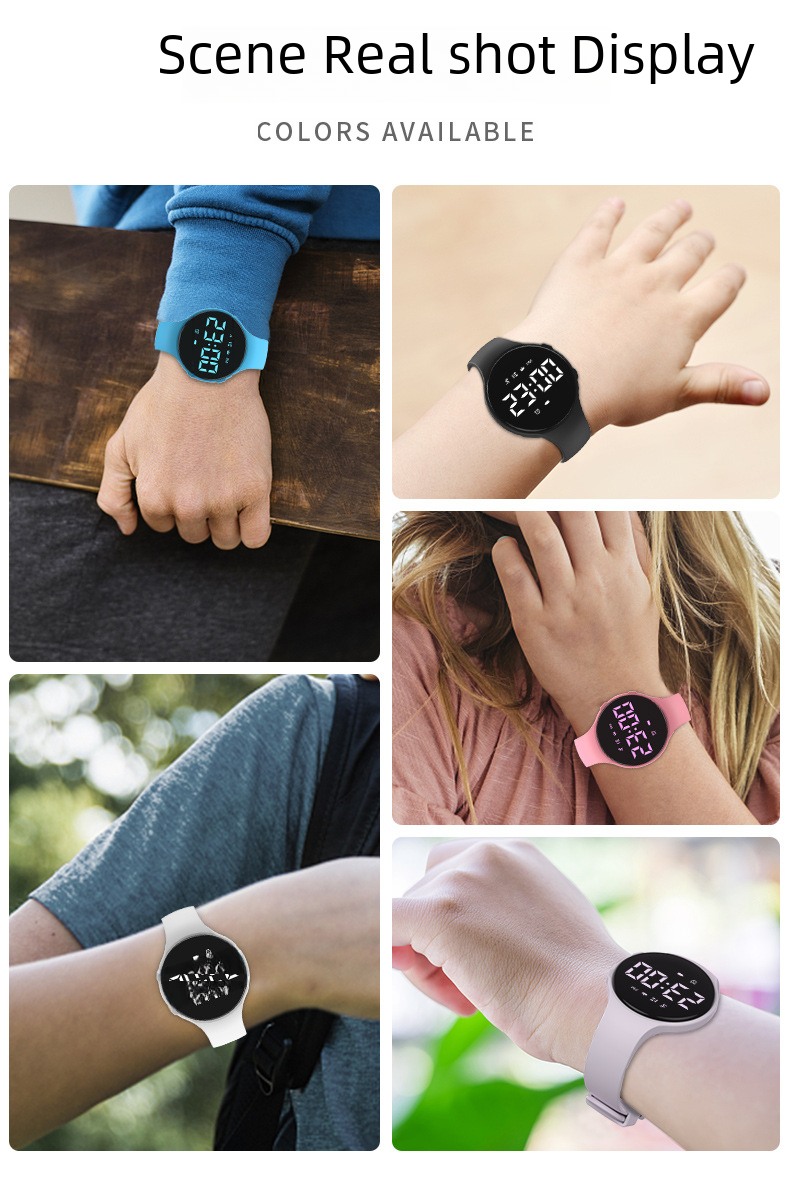 T6A Sporty Waterproof Watch for Students and Kids