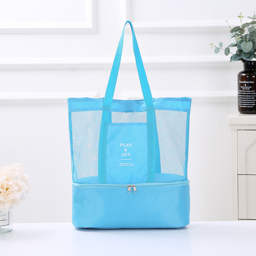 Double-Layer Insulated Picnic Bag for Outdoor Travel