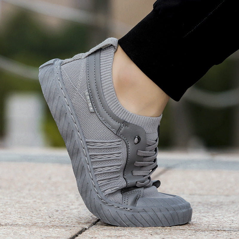 Lightweight Breathable Men's Canvas Trainers for Summer