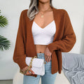 Casual Batwing Sleeve Knitted Cardigan for Women
