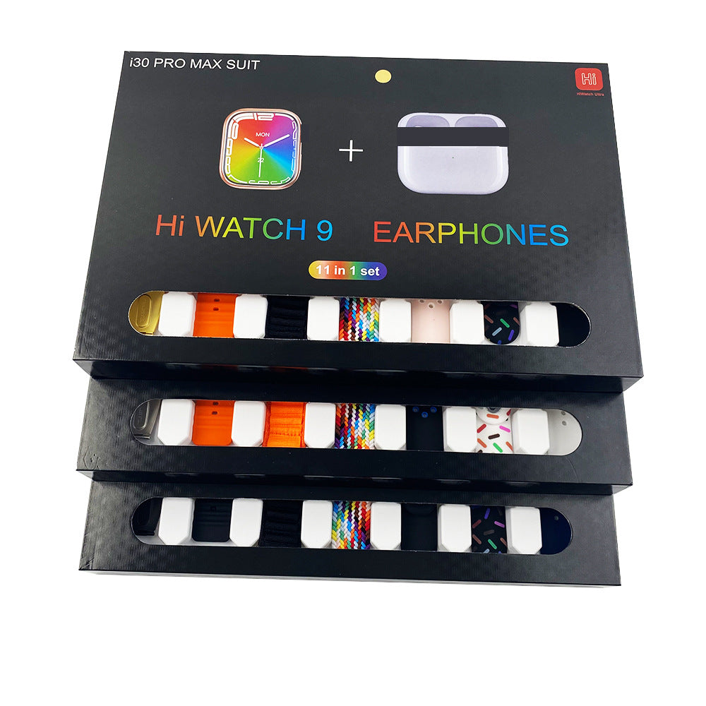 i30 Pro Max Smart Bluetooth Watch 7+4 Set