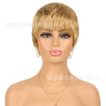 Pixie Human Hair Wig - 100% Remy Hair for Women