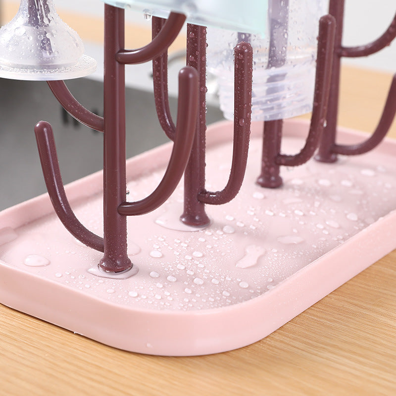 Multi-functional Baby Cactus Bottle Drying Rack