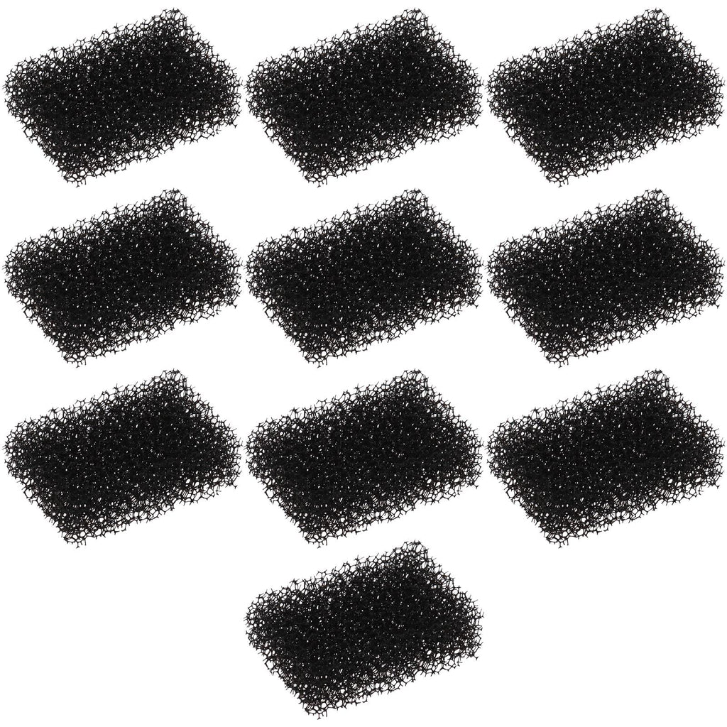 10PCS Pet Water Fountain Filter Sponge for 2.0L Pet Drinking Fountain Replacement Filters Cat Dog Water Dispenser Filters 33x23x12mm Black