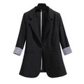 Trendy Korean Style Loose Outerwear Striped Coat