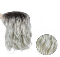 14-Inch Golden Ombre Bob Wig for Women - Halloween