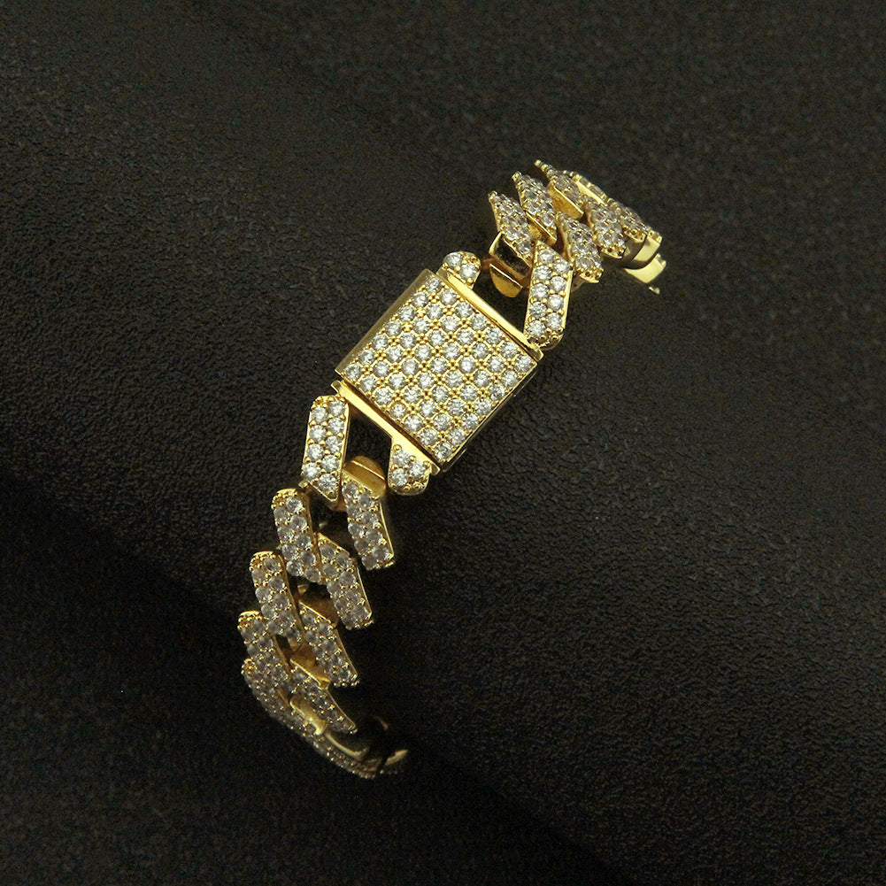Miami Cuban Link Bracelet - Men's Rock Hip Hop Jewelry