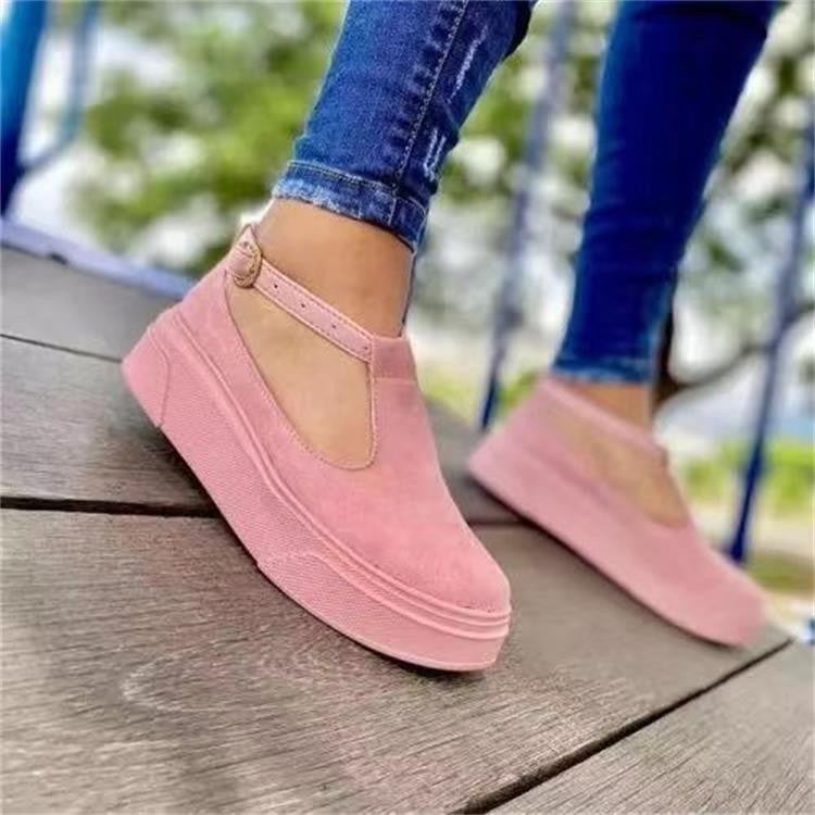 "Plus Size Women's Solid Color Loafers for Spring/Summer"