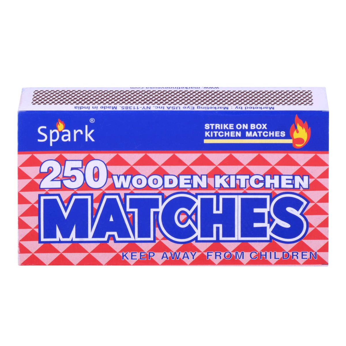 Spark 20 Packs Large Matches 5000 Total Count Strike on Box Wholesale Bulk Lot