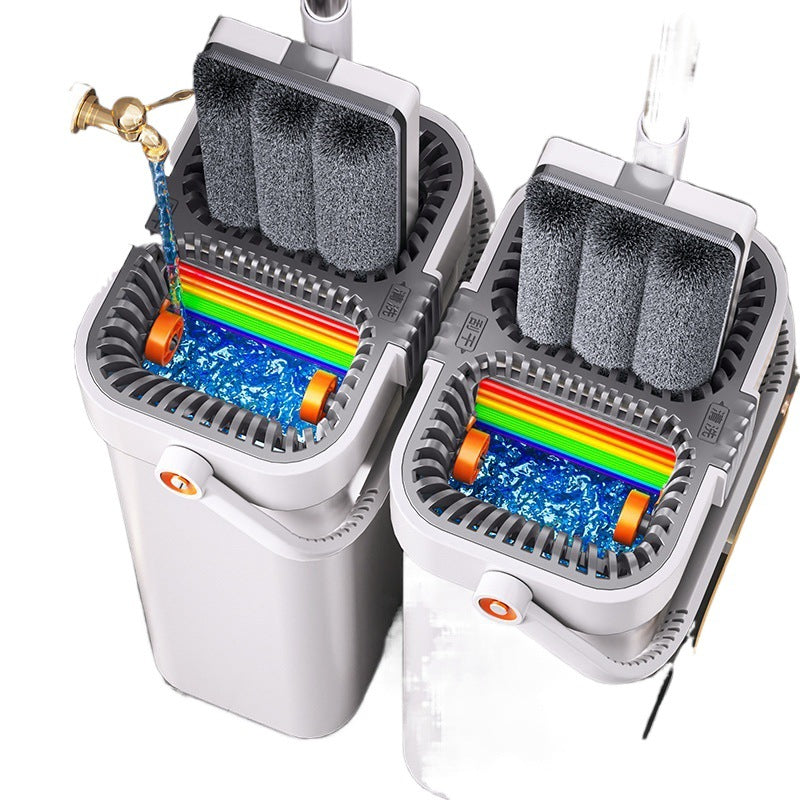 2023 Mop Flat Cleaning Tool - No Hand Wash Needed