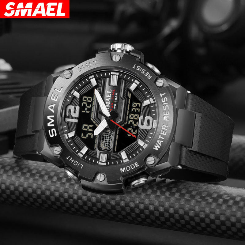 SMAEL Multifunctional Waterproof Men's Watch (Alloy)
