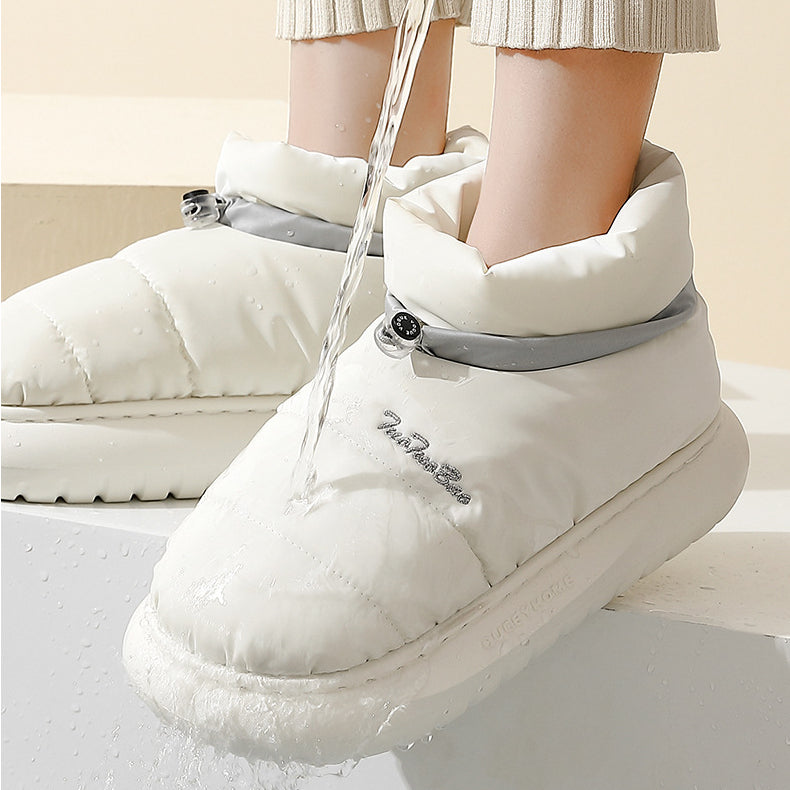 Winter Non-slip Cotton Shoes for Couples with Thick Soles