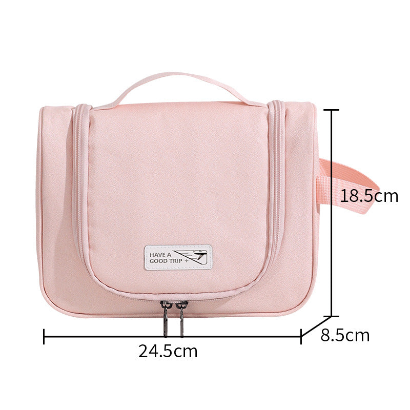 "New Travel Toiletry Bag with Large Capacity & Hook"