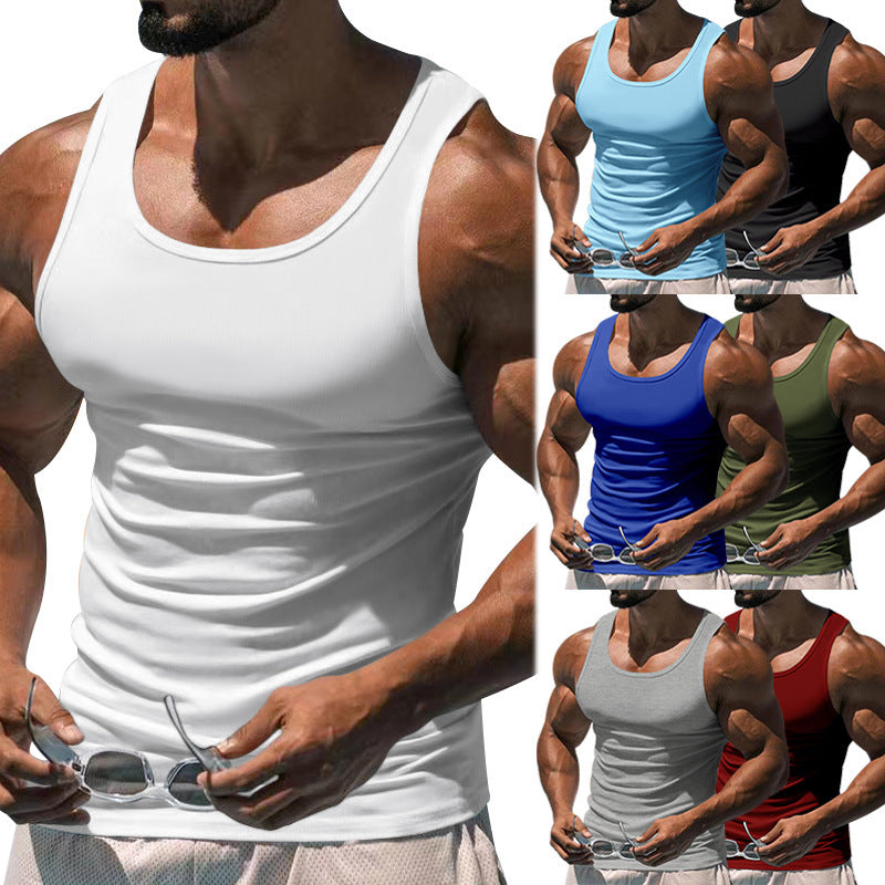 2023 Men's Summer Fitness Sleeveless Training Vest