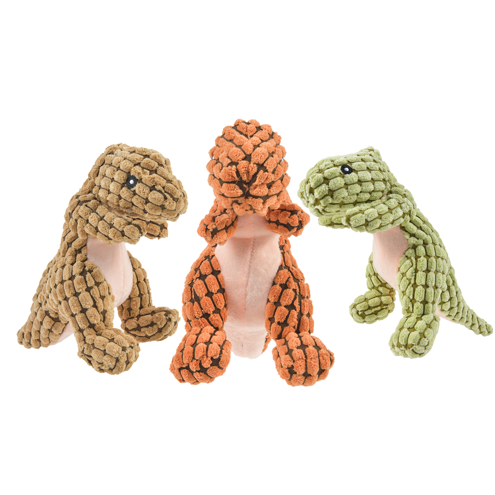 Dinosaur Tooth Grinding and Sound Toy for Dogs