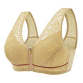 Soft Cotton Lace Bra for Elderly Women, Large Size