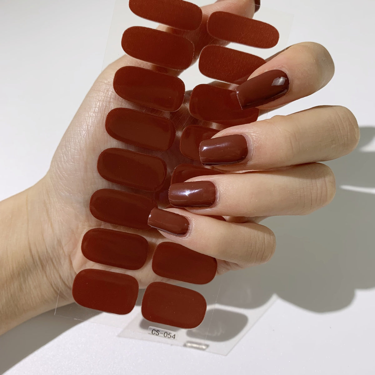 16-Color Solid Nail Stickers for Elegant Designs