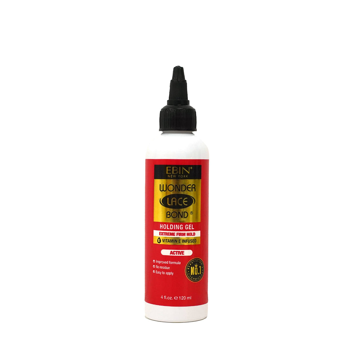 EBIN NEW YORK Wonder Bond Holding Gel 4oz/ 120ml - Active (Extreme Firm Hold) | Quick Drying Improved Formula Provides All-Day Hold Easy to Apply and No Residue