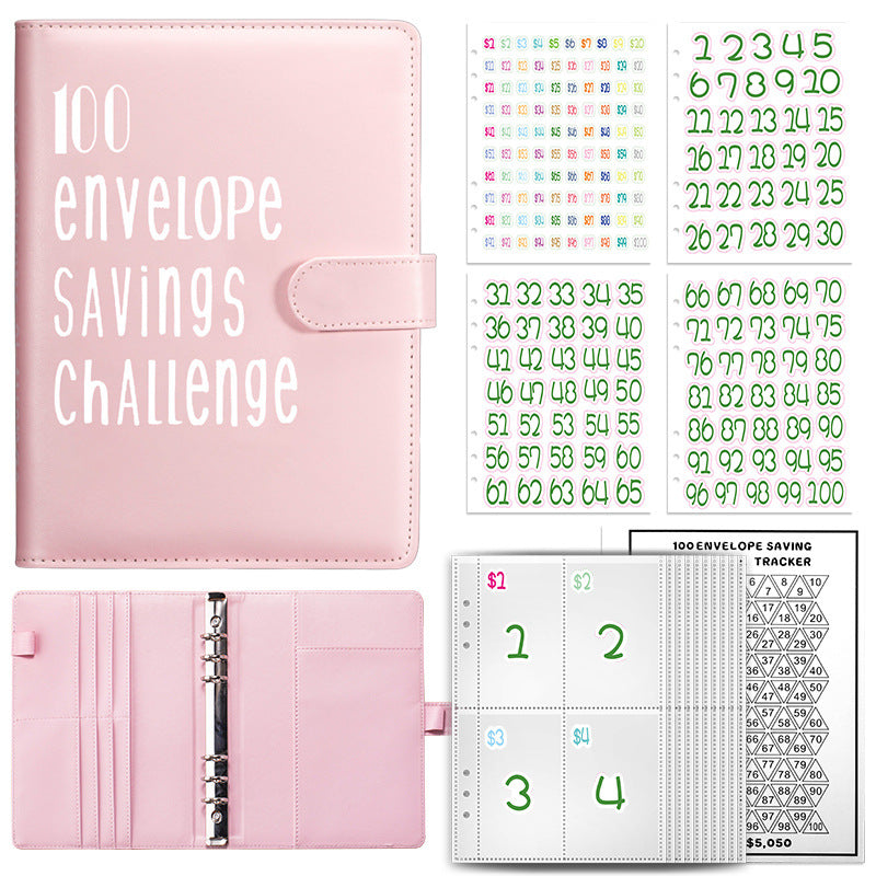 100 Envelope Challenge Notebook for Couples' Savings