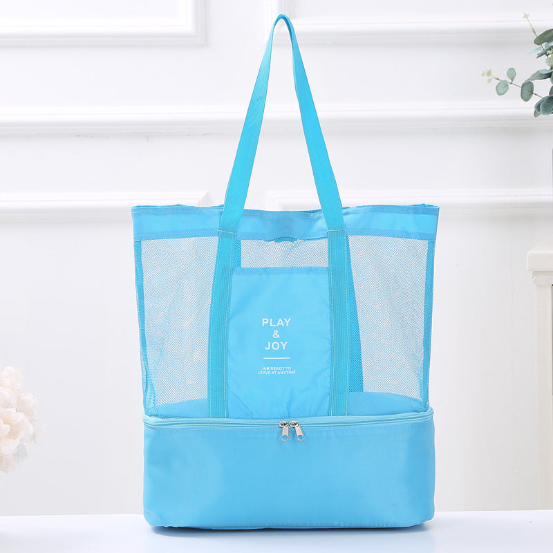 Double-Layer Insulated Picnic Bag for Outdoor Travel