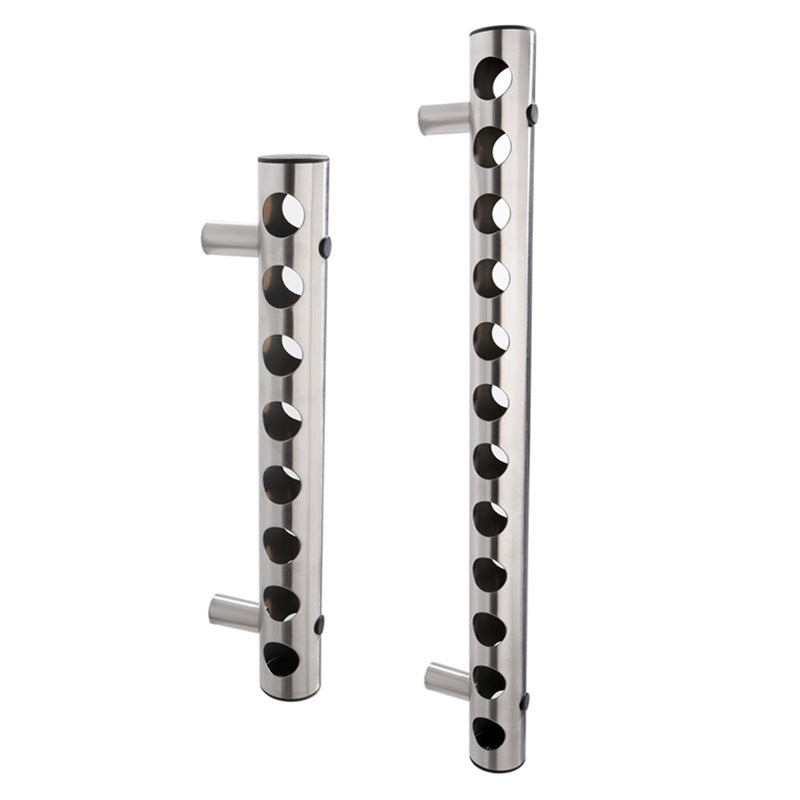Creative Wall-Mounted Stainless Steel Wine Rack