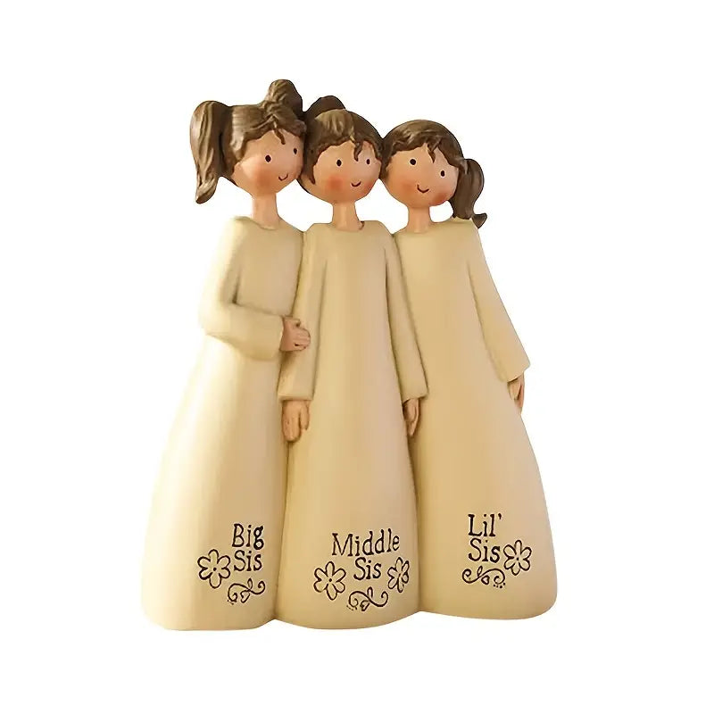 Sisters & Friends Resin Angels Figurines for Home Decor