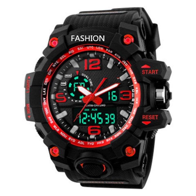 Multifunctional Military Watch for Men - Waterproof Quartz