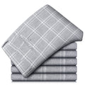 Men's Summer Loose-Fit Plaid Casual Trousers