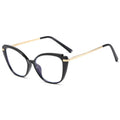 Vintage Triangular Blue Light Blocking Glasses for Women