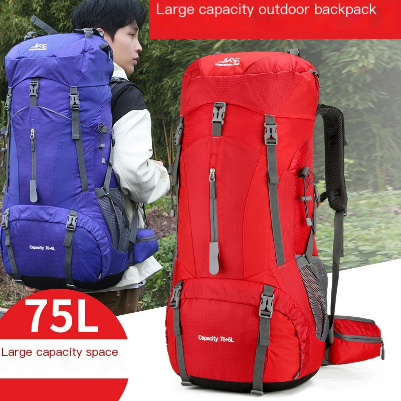 70+5L Lightweight Hiking Backpack for Men and Women