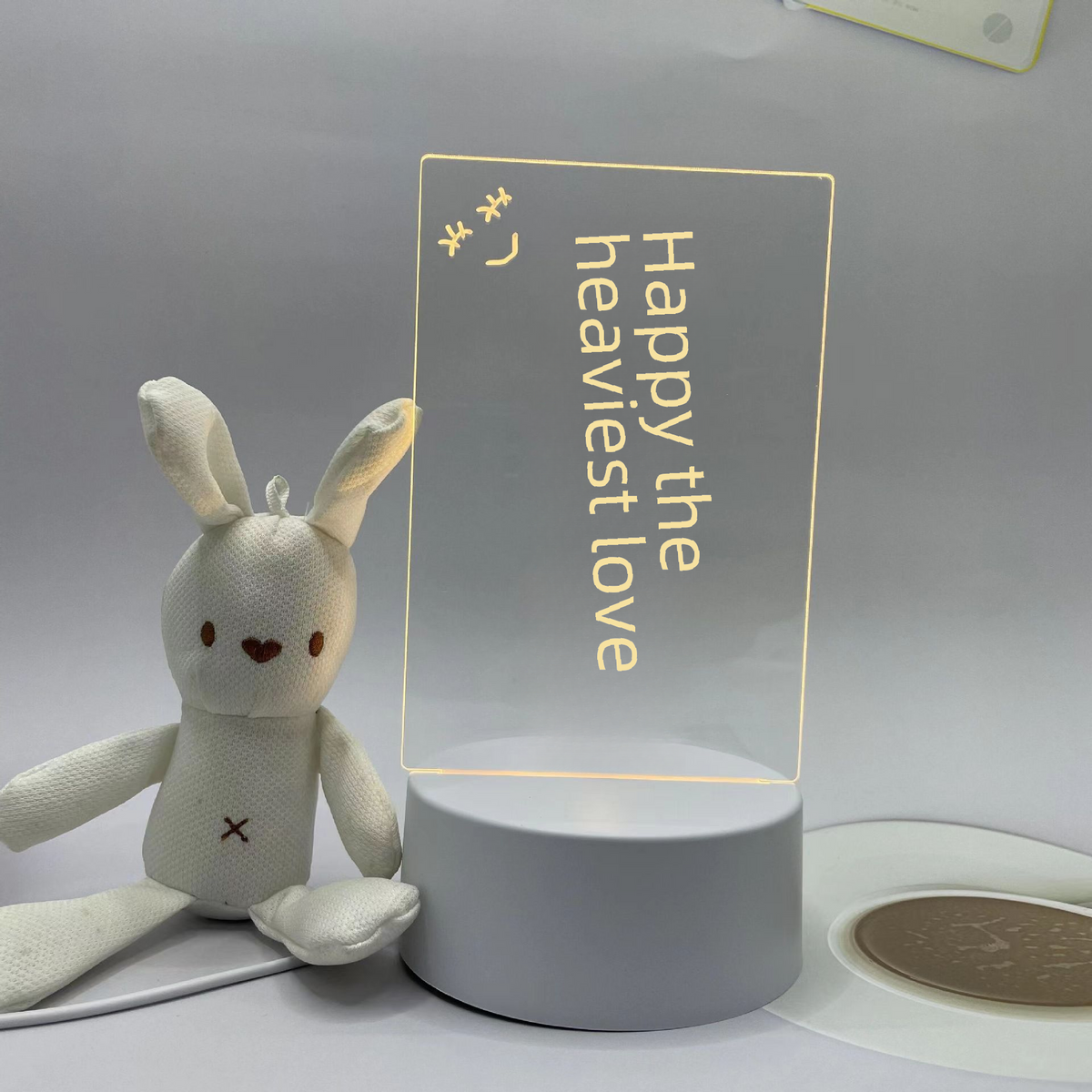 3D Creative Acrylic Night Light with Custom Logo