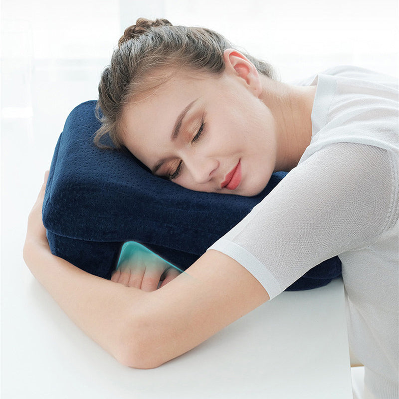 Solid Color Simple Nap Pillow for Sleeping